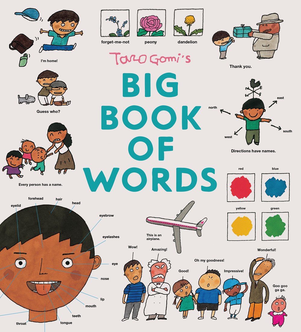 Cover of Taro Gomi's Big Book of Words by Taro Gomi