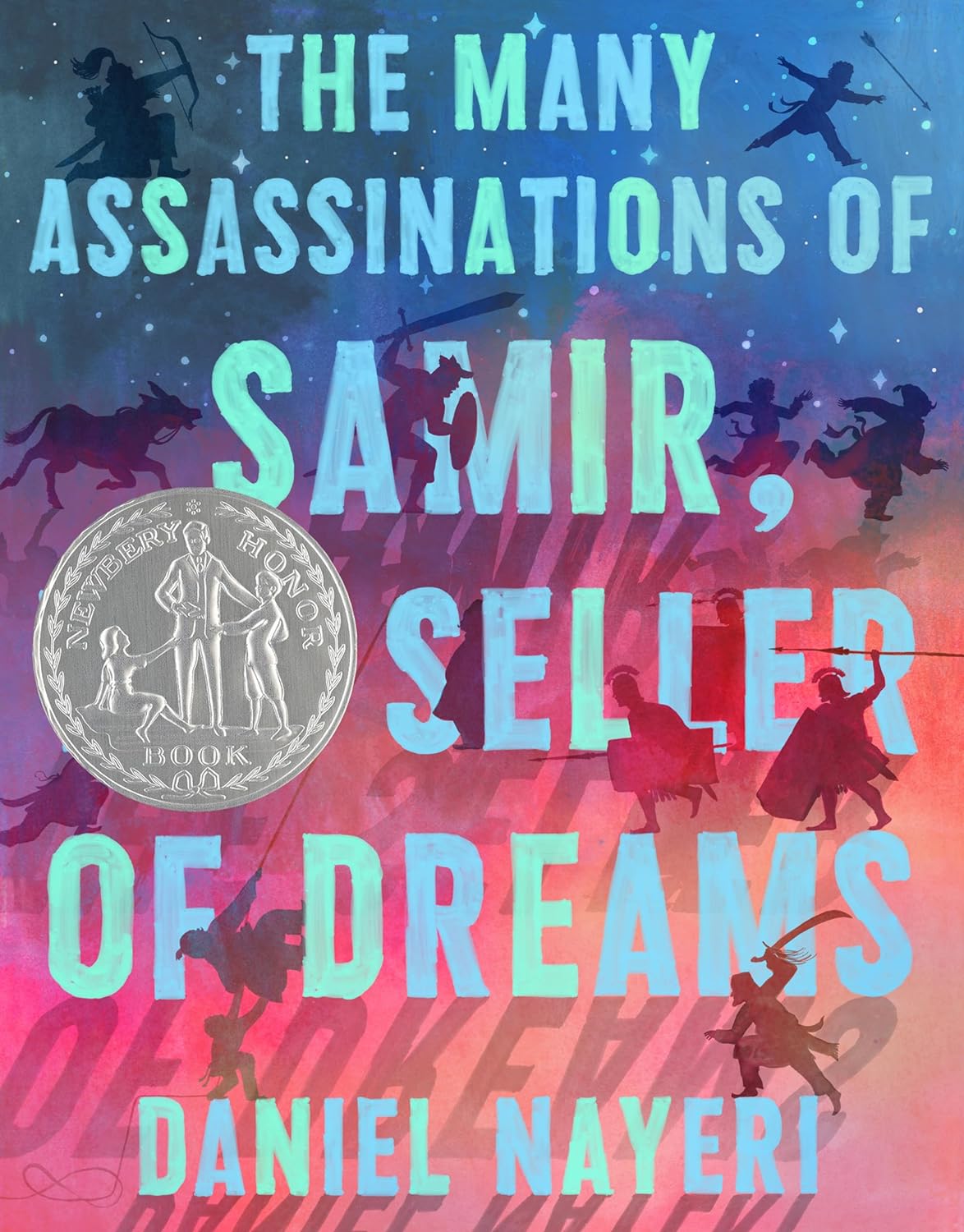 Cover of The Many Assassinations of Samir, the Seller of Dreams by Daniel Nayeri, illustrated by Daniel Miyares