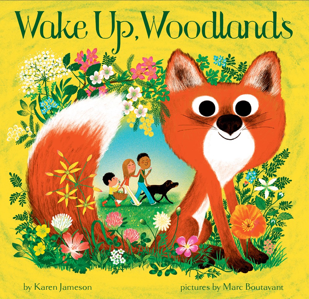 Cover of Wake Up, Woodlands by Karen Jameson, illustrated by Marc Boutavant