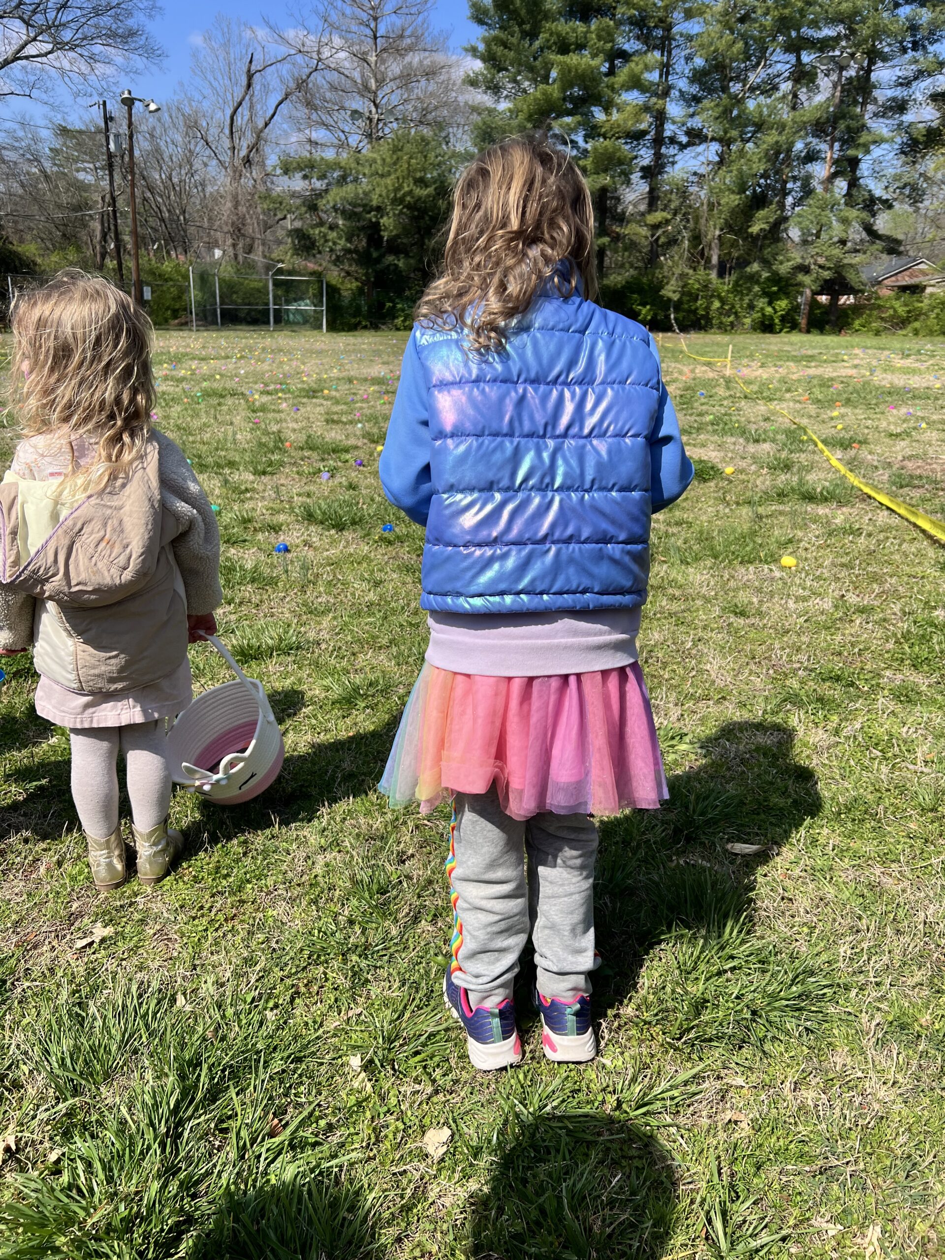 Easter egg hunt, the kids are all right