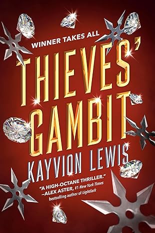 paperback cover of Thieves' Gambit by Kayvion Lewis