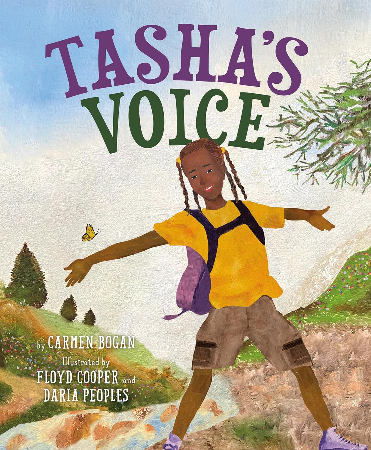 Cover of Tasha's Voice by Carmen Bogan, illustrated by Floyd Cooper and Daria Peoples