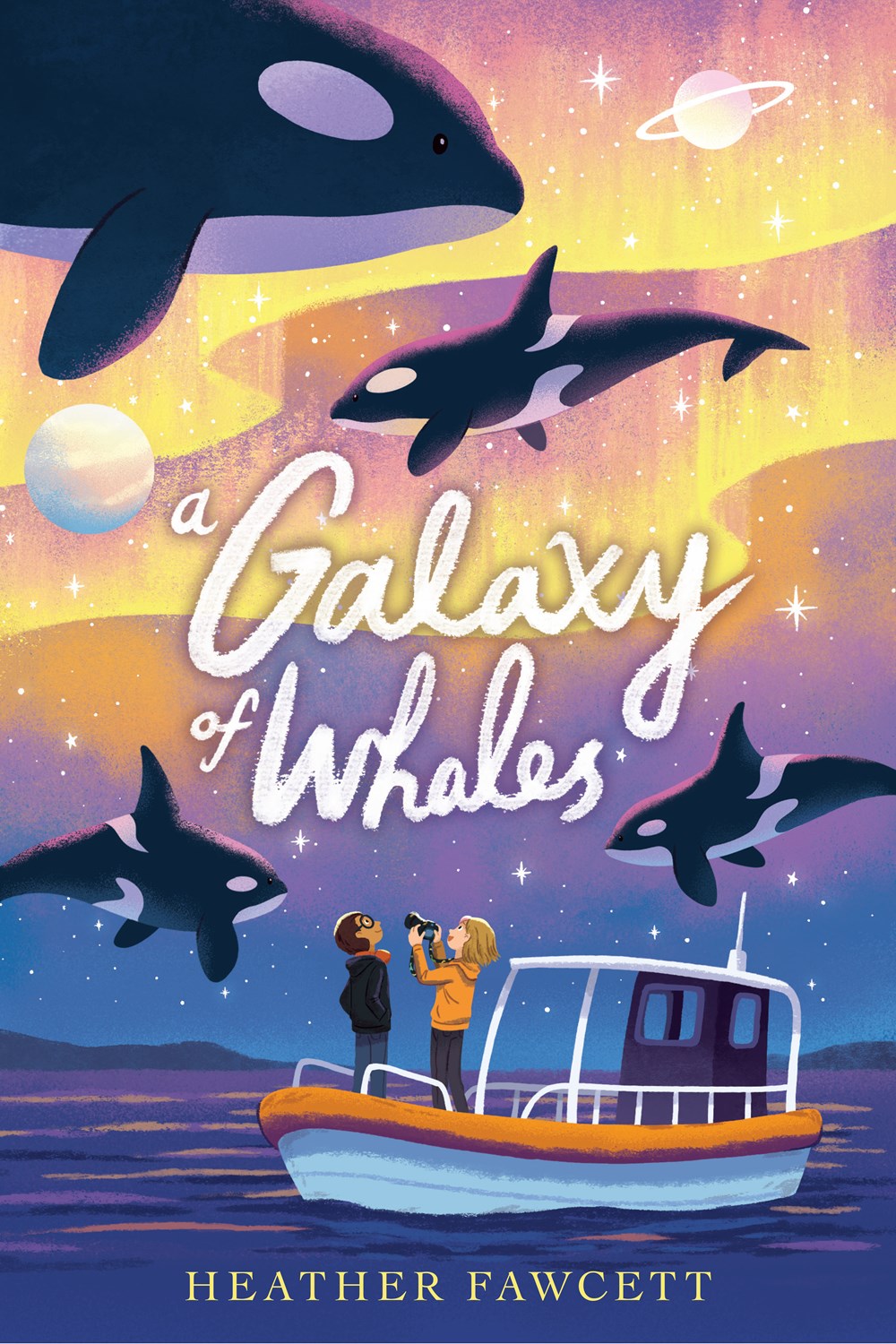 Cover of A Galaxy of Whales by Heather Fawcett