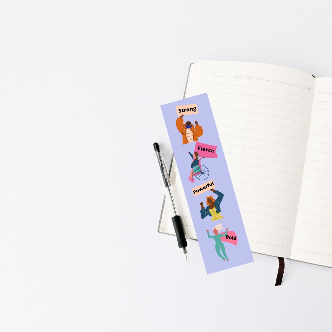 Empowered Women Bookmark by ZellaAndCo