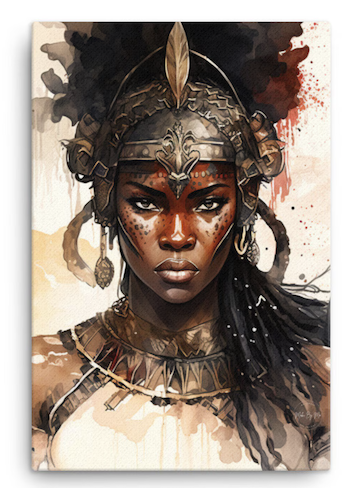 Black Valkyrie art print