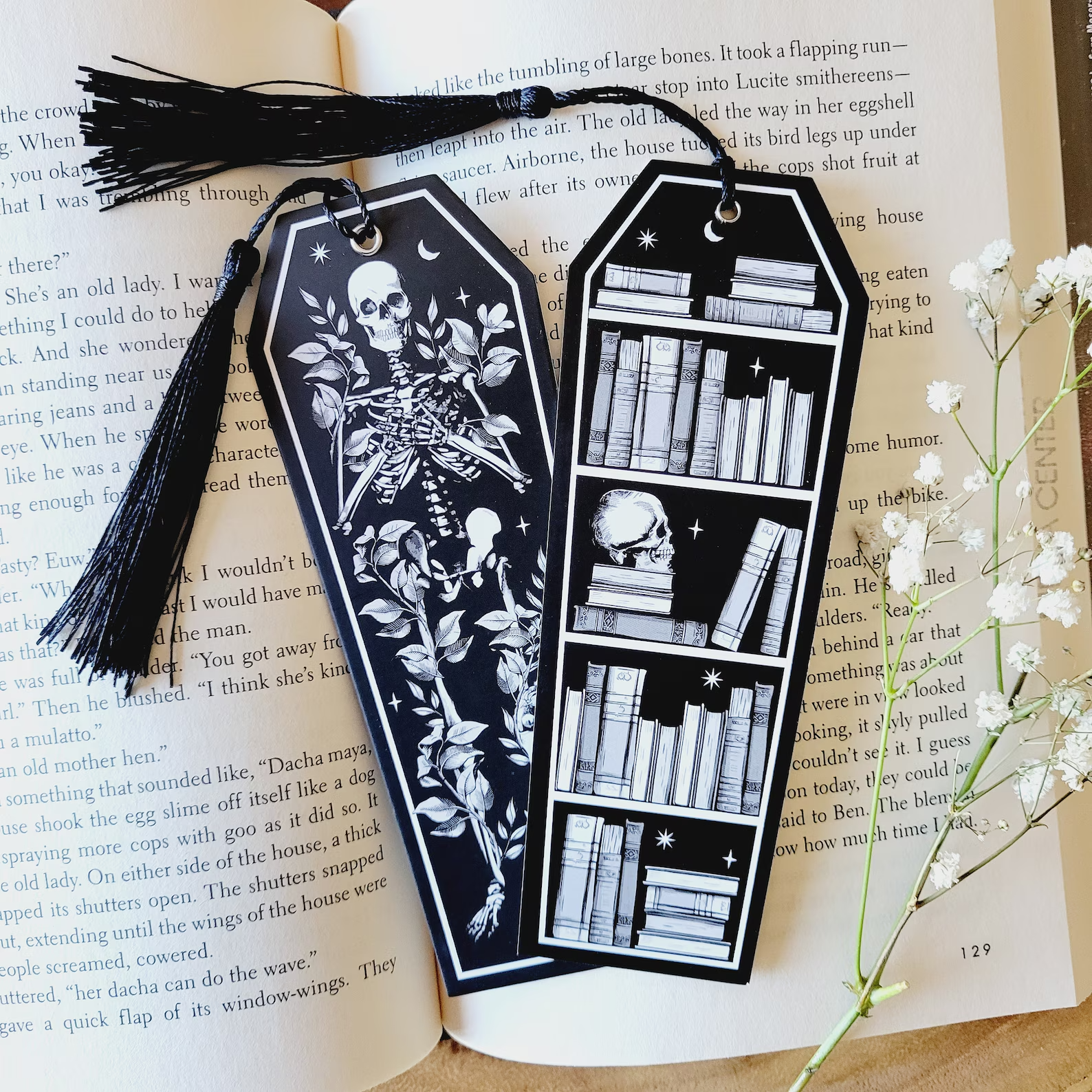 coffin bookmark