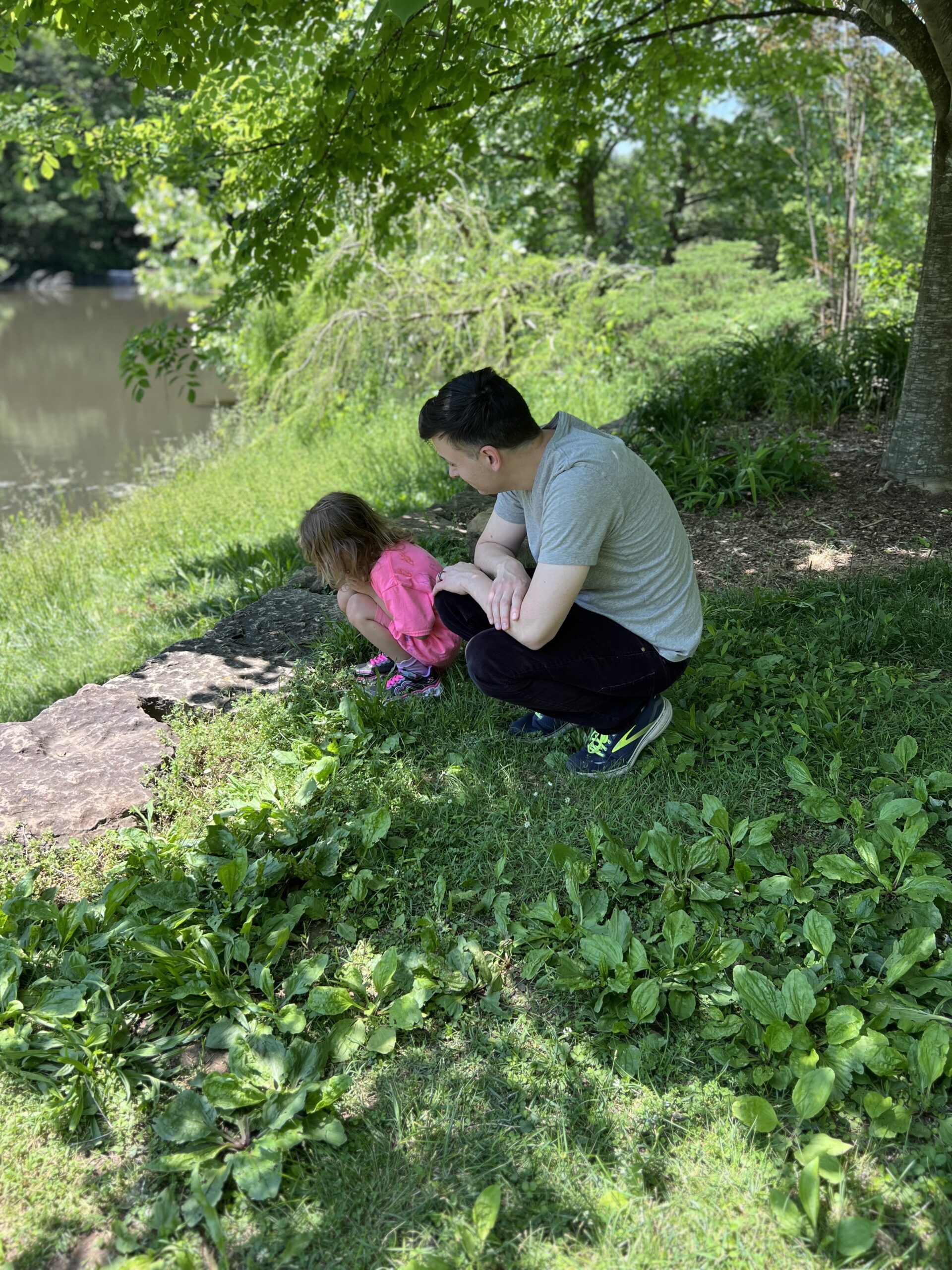 Marian and Ryan at the park, the kids are all right