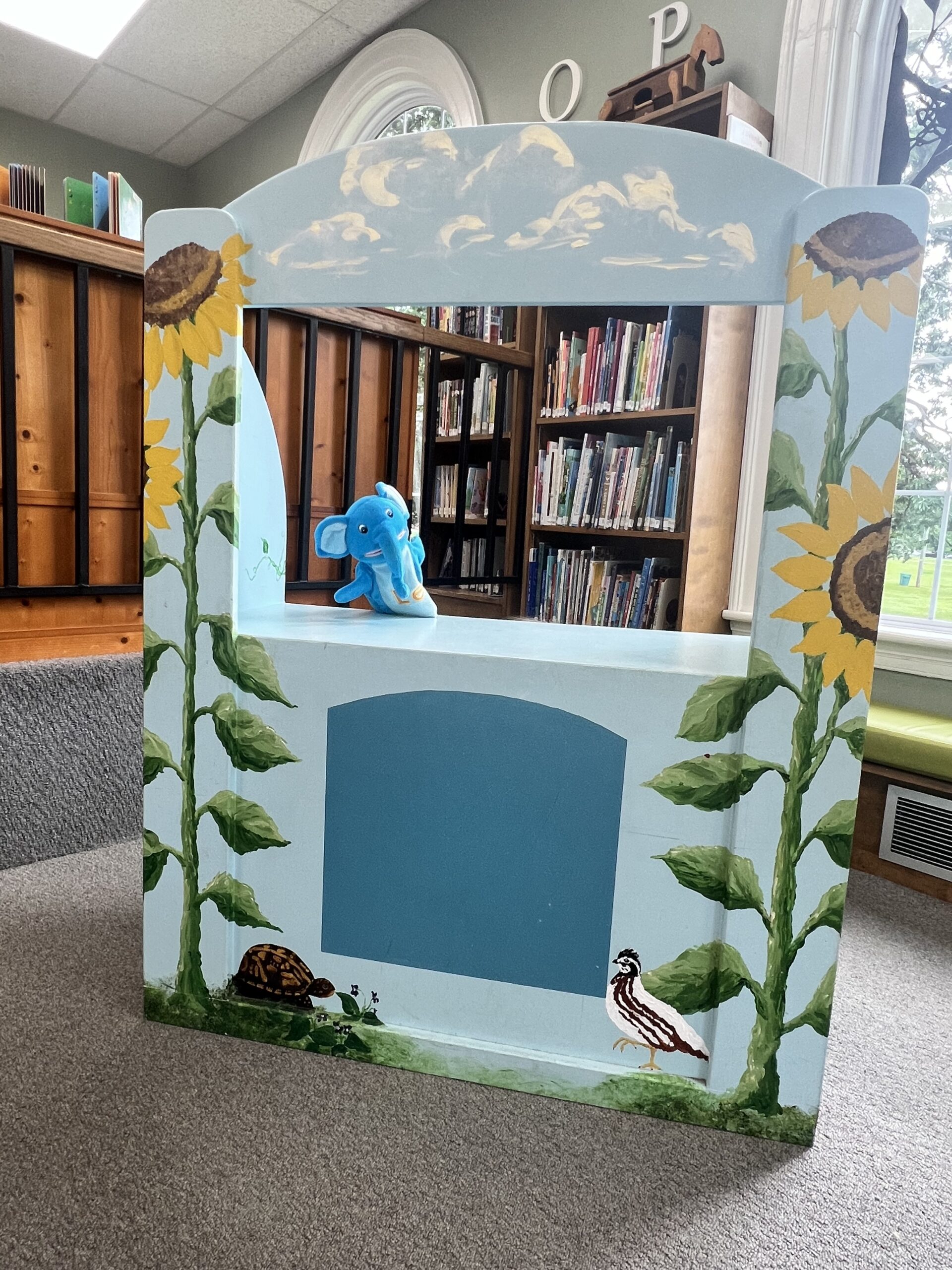 Puppet show at the library, the kids are all right