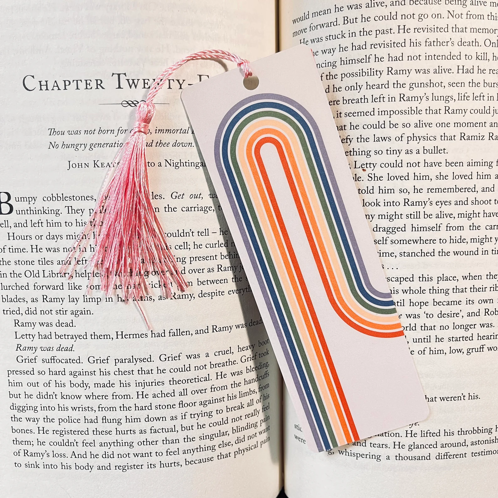 rainbow bookmark