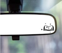 picture of Bookish Rearview Decal