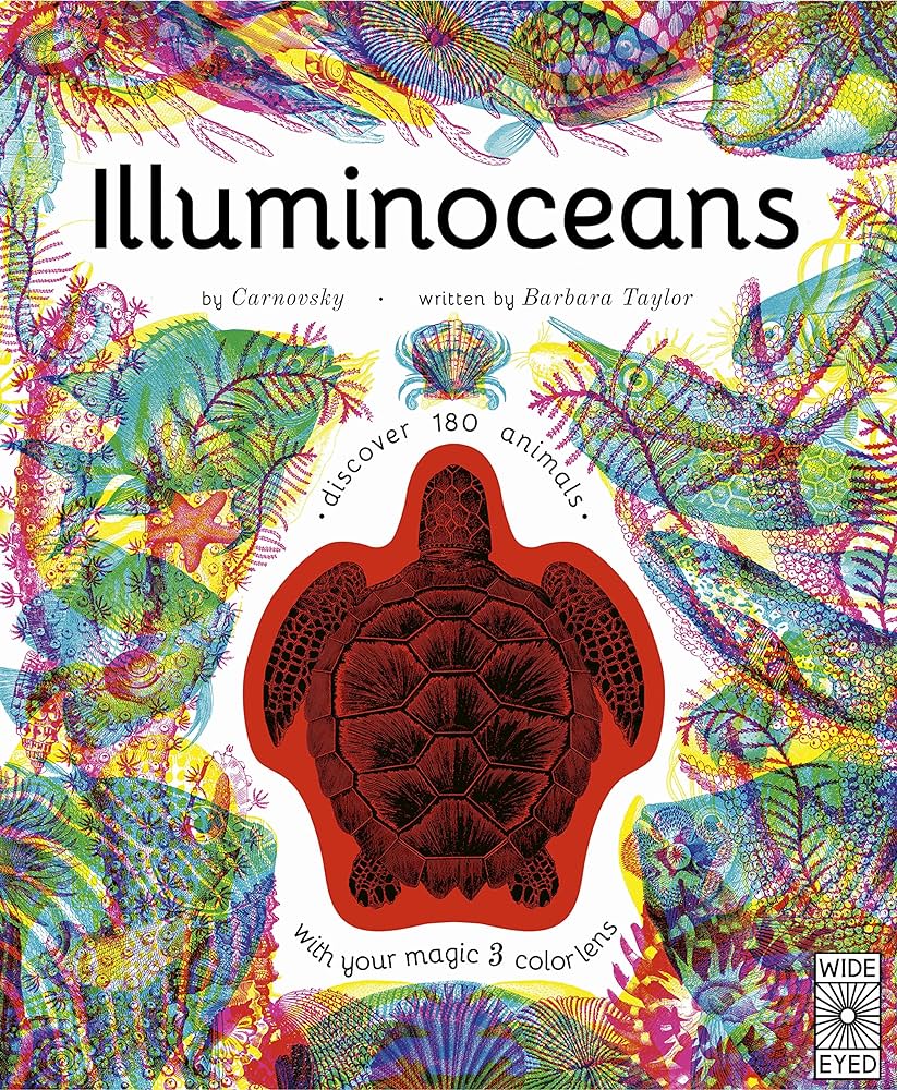 Cover of Illuminoceans by Barbara Taylor, illustrated by Carnovsky