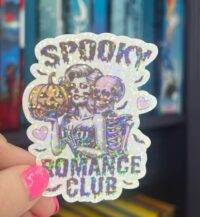 picture of spooky romance club sticker