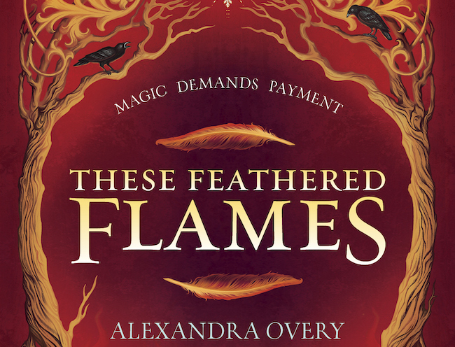 Cropped these feathered flames cover