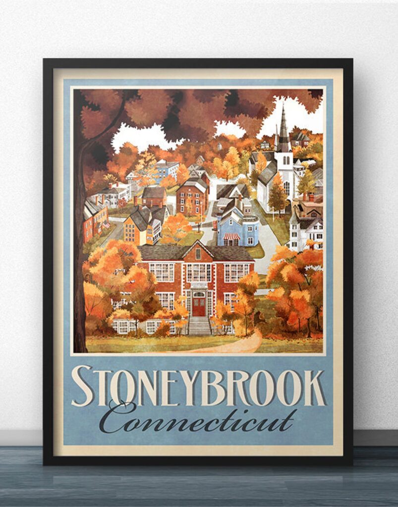Image of a Stoneybrook, CT travel poster