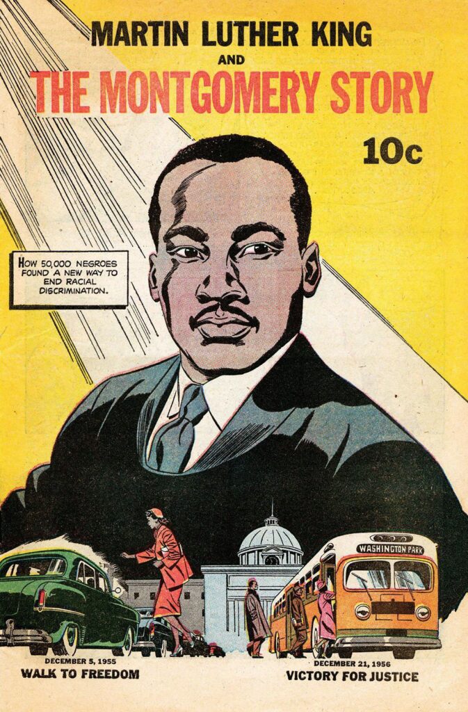 martin luther king and the montgomery story comic cover