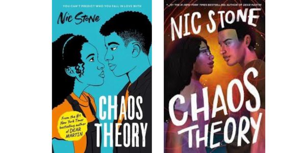 UK and US covers for Nic Stone's Chaos Theory