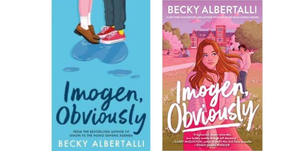 UK and US covers of Imogen, Obviously.