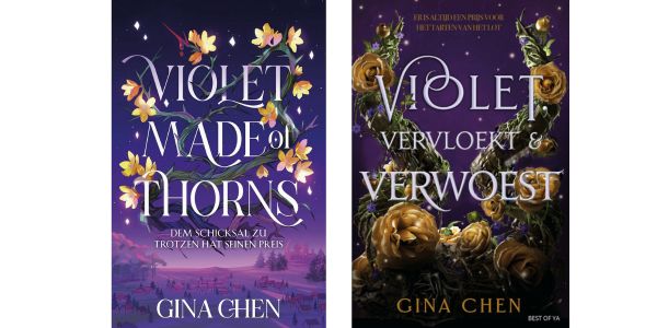 Violet Made of Thorns German and Dutch editions.