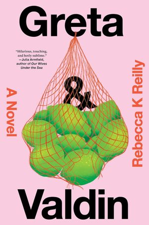 a graphic of the cover of Greta & Valdin by Rebecca K Reilly