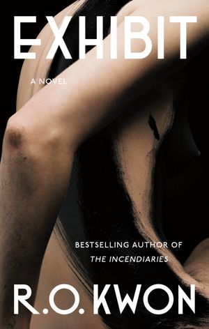 a graphic of the cover of Exhibit by R.O. Kwon
